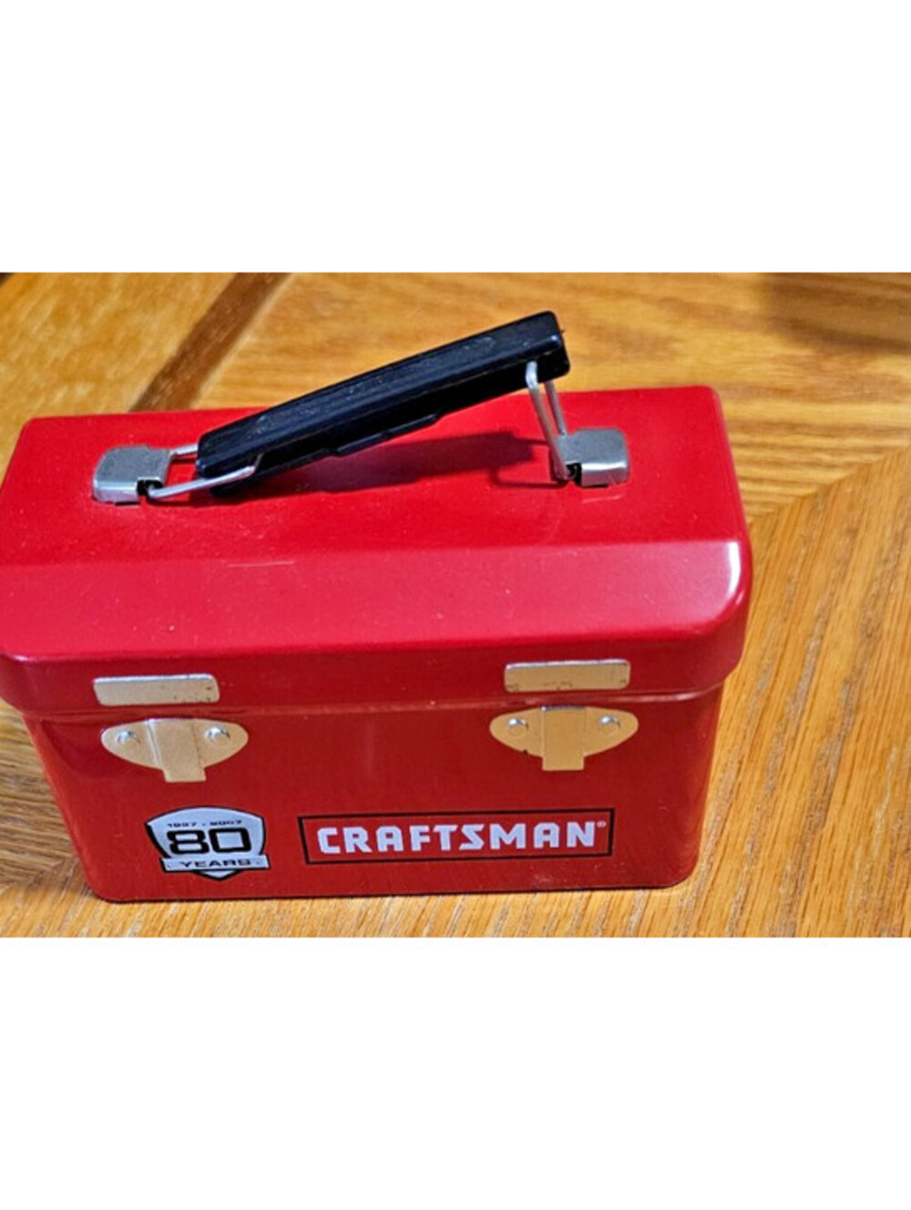 Craftsman 80th Anniversary mini toolbox Tin
